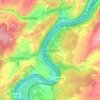 Wehr (Mosel) topographic map, elevation, terrain
