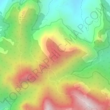 Sebastiana topographic map, elevation, terrain