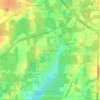 Lakewood Estates topographic map, elevation, terrain