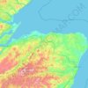 Banffshire topographic map, elevation, terrain