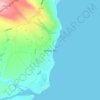 Jeffreys Bay topographic map, elevation, terrain