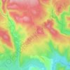 Cazelles topographic map, elevation, terrain