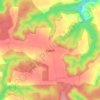 Budne topographic map, elevation, terrain