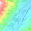 Hellouane topographic map, elevation, terrain