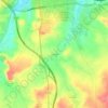 La Pinilla topographic map, elevation, terrain