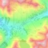 Kühtai topographic map, elevation, terrain