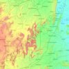 Alwar topographic map, elevation, terrain