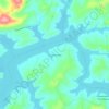 Itupararanga topographic map, elevation, terrain