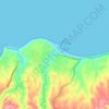 San Mateo topographic map, elevation, terrain