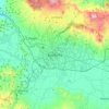 Bandung topographic map, elevation, terrain