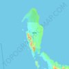 Buka Island topographic map, elevation, terrain