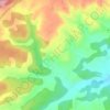 Trabuco topographic map, elevation, terrain