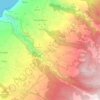Las Tricias topographic map, elevation, terrain