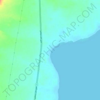 Sharm El Luli topographic map, elevation, terrain