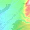 Ticatilín topographic map, elevation, terrain