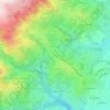 La Saulée topographic map, elevation, terrain