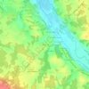 La Morandie topographic map, elevation, terrain