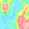 Pisgah Shadows topographic map, elevation, terrain