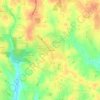 Kennebec topographic map, elevation, terrain