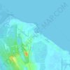 Hammond topographic map, elevation, terrain