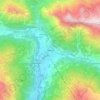 Bormio topographic map, elevation, terrain