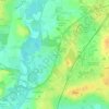 Le Claray topographic map, elevation, terrain
