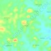 Geamue topographic map, elevation, terrain