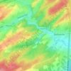 Les Vennes topographic map, elevation, terrain