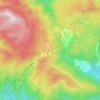 Troodos topographic map, elevation, terrain