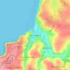 Perranporth topographic map, elevation, terrain