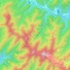 北利 topographic map, elevation, terrain