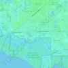 Palmetto Palms topographic map, elevation, terrain