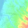 San Salvador topographic map, elevation, terrain