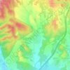 Tochni topographic map, elevation, terrain
