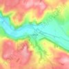 Llanilar topographic map, elevation, terrain