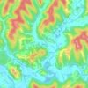 New Era topographic map, elevation, terrain