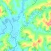 Passa Três topographic map, elevation, terrain