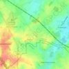 Meer topographic map, elevation, terrain