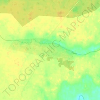 Татьяновка topographic map, elevation, terrain