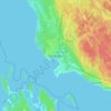 Приморск topographic map, elevation, terrain