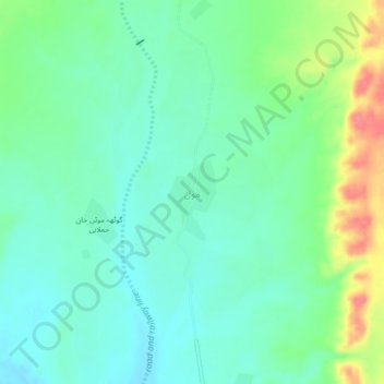 Mol topographic map, elevation, terrain