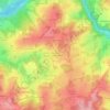 Le Grand Colombier topographic map, elevation, terrain