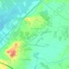 el Roser topographic map, elevation, terrain