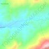 Algarrobillo topographic map, elevation, terrain