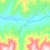 Andarab topographic map, elevation, terrain