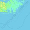 Morgan Island topographic map, elevation, terrain