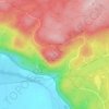 King Mountain topographic map, elevation, terrain