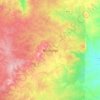 Bocaranga topographic map, elevation, terrain