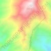 San Luis topographic map, elevation, terrain