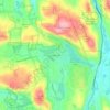 Wataba Lake topographic map, elevation, terrain